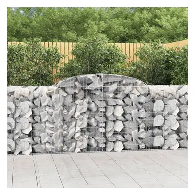 9 db íves horganyzott vas gabion kosár 300 x 50 x 100/120 cm