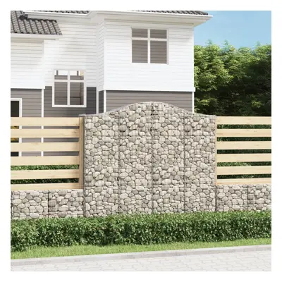 3 db íves horganyzott vas gabion kosár 200x50x180/200 cm