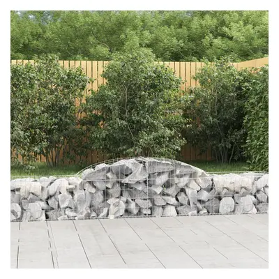 12 db íves horganyzott vas gabion kosár 300x50x40/60 cm