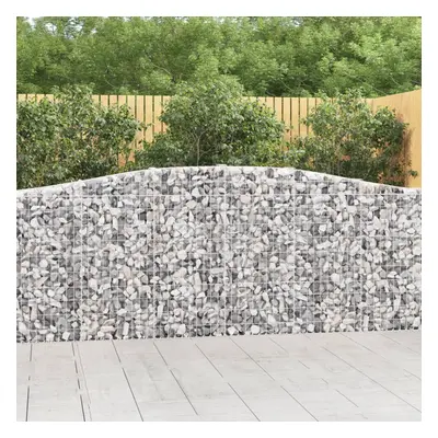 25 db íves horganyzott vas gabion kosár 400x30x100/120 cm