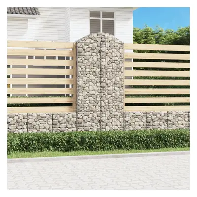 Íves horganyzott vas gabion kosár 100x50x220/240 cm