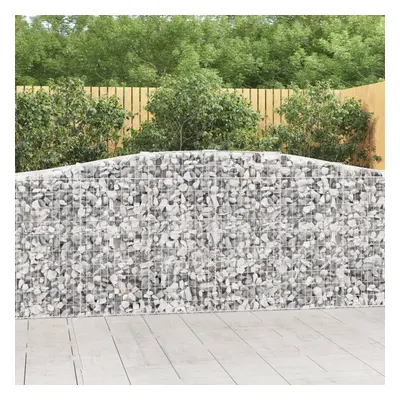 25 db íves horganyzott vas gabion kosár 400x50x100/120 cm