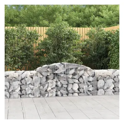 9 db íves horganyzott vas gabion kosár 300x50x60/80 cm