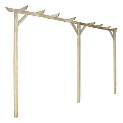 Fa kerti pergola 400 x 40 x 205 cm