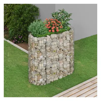 Horganyzott vas gabion magaságyás 120x50x100 cm