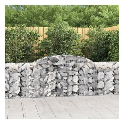 15 db íves horganyzott vas gabion kosár 300x50x80/100 cm