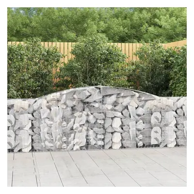 20 db íves horganyzott vas gabion kosár 400x30x80/100 cm