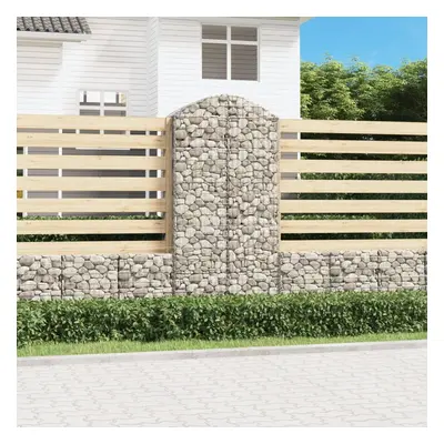 Íves horganyzott vas gabion kosár 100x50x200/220 cm