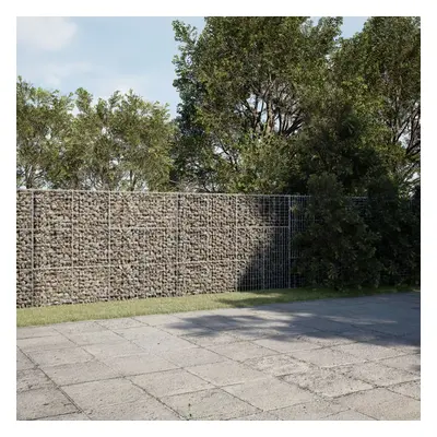 Horganyzott vas gabion kosár fedéllel 600 x 100 x 150 cm