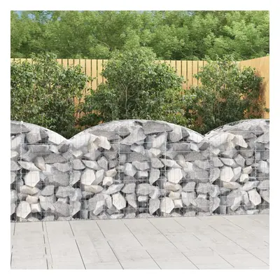 Íves horganyzott vas gabion kosár 150x50x80/100 cm