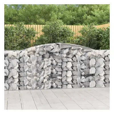 25 db íves horganyzott vas gabion kosár 400x50x100/120 cm