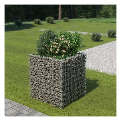 Horganyzott acél gabion magaságyás 90 x 90 x 100 cm