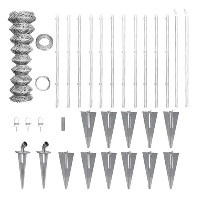 Horganyzott acél drótkerítés horgony tüskékkel 25 x 1,25 m