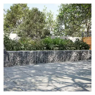 Horganyzott vas gabion kosár fedéllel 400 x 50 x 50 cm