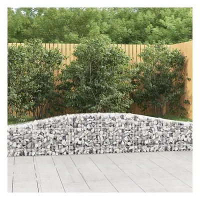 10 db íves horganyzott vas gabion kosár 400x30x40/60 cm