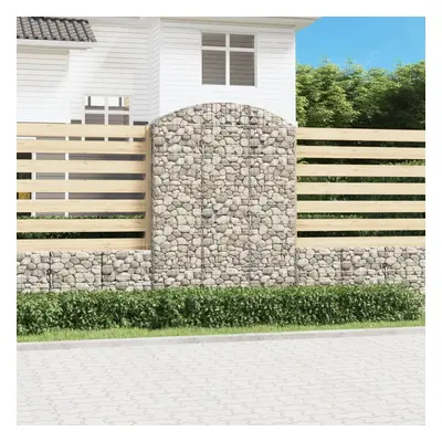 Íves horganyzott vas gabion kosár 150x50x200/220 cm