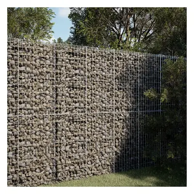 Horganyzott vas gabion kosár fedéllel 100 x 50 x 200 cm