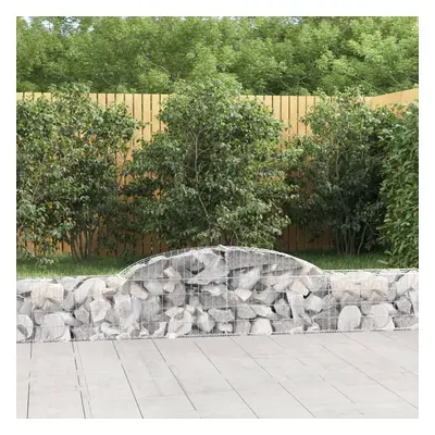 Íves horganyzott vas gabion kosár 300 x 30 x 40/60 cm