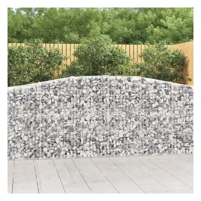 5 db íves horganyzott vas gabion kosár 400x50x100/120 cm