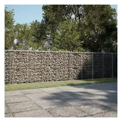 Horganyzott vas gabion kosár fedéllel 400 x 50 x 100 cm