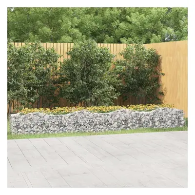 Íves horganyzott vas gabion magaságyás 400x50x50 cm