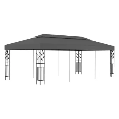 Antracitszürke pavilon 3 x 6 m