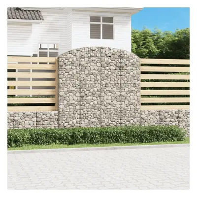 Íves horganyzott vas gabion kosár 200x50x200/220 cm