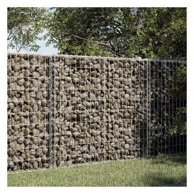 Horganyzott vas gabion kosár fedéllel 150 x 100 x 100 cm