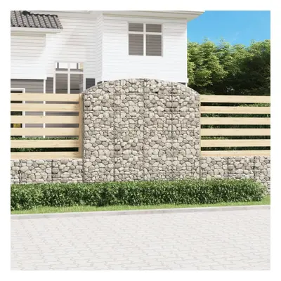 Íves horganyzott vas gabion kosár 200x50x180/200 cm