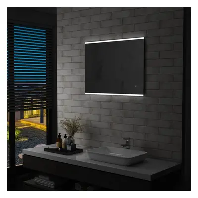 Led-es fürdőszobai tükör érintésérzékelővel 80 x 60 cm