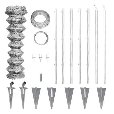 Horganyzott acél drótkerítés horgony tüskékkel 15 x 1,25 m