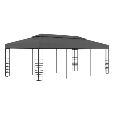 Antracitszürke pavilon 3 x 6 m