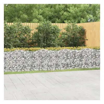 Íves horganyzott vas gabion magaságyás 600 x 50 x 100 cm