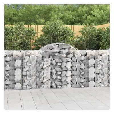 9 db íves horganyzott vas gabion kosár 200 x 50 x 100/120 cm