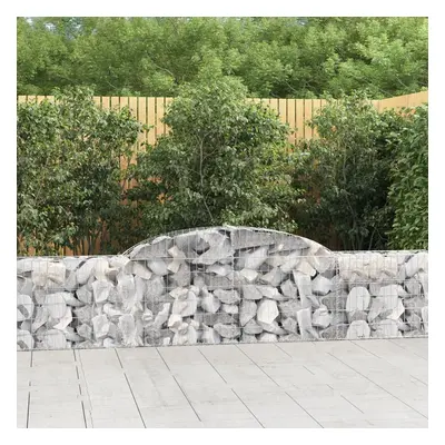 12 db íves horganyzott vas gabion kosár 300x30x60/80 cm