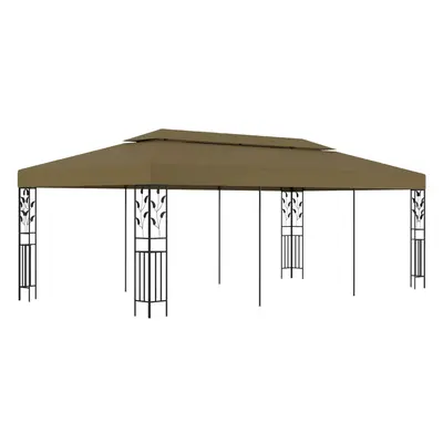 Tópszínű pavilon 6 x 3 m 180 g/m²