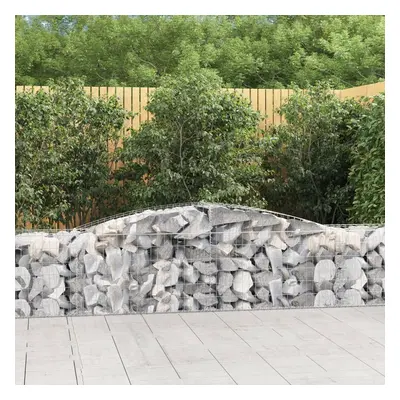 15 db íves horganyzott vas gabion kosár 400x50x60/80 cm