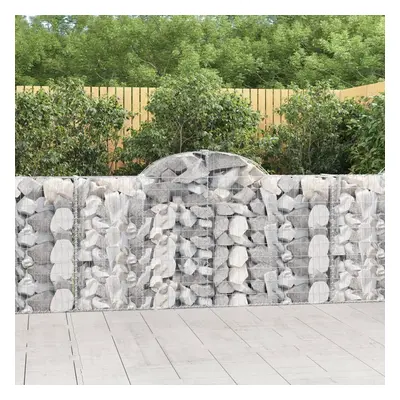 18 db íves horganyzott vas gabion kosár 200x30x100/120 cm