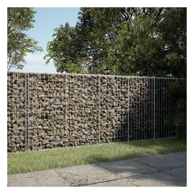 Horganyzott vas gabion kosár fedéllel 250 x 100 x 100 cm