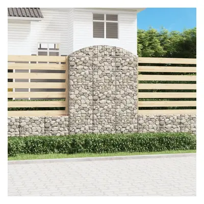 Íves horganyzott vas gabion kosár 150x30x200/220 cm