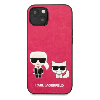 Karl Lagerfeld - Karl & Choupette - iPhone 13 Mini tok - fukszia