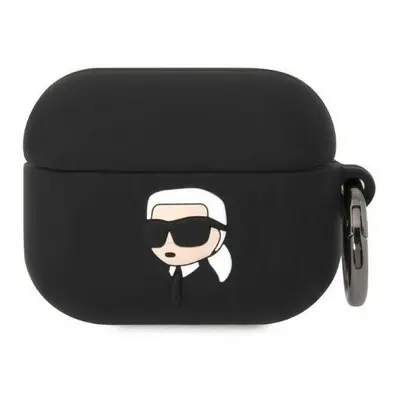 Karl Lagerfeld Karl Head 3D - AirPods Pro tok - fekete