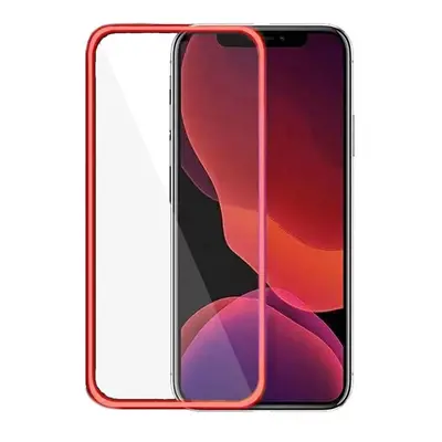 Fluo Glass üvegfólia iPhone 11 6,1" piros