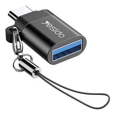 Yesido OTG adapter Type-C- USB A - fekete