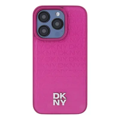 DKNY monogram logo MagSafe - iPhone 15 Pro tok - rózsaszín