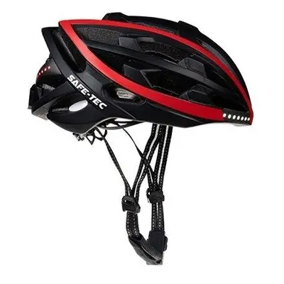 Safe -Tec TYR Black Red M (55cm - 58cm)