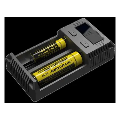 NITECORE i2 ÚJ intelligens töltő - két független pozíció, tölti Li-Ion, Ni-MH, Ni-Cd, 12 / 230V