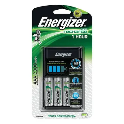 Energizer 1 órás akkumulátortöltő + 4AA Extreme újratölthető akkumulátor 2300 mAh