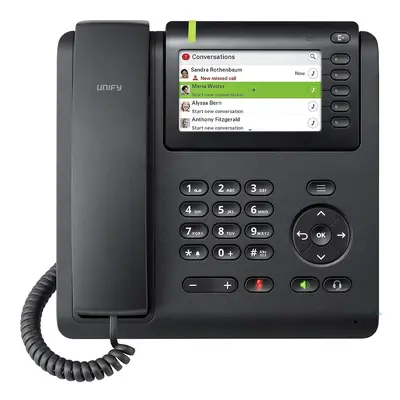 Siemens OpenScape CP600 - asztali telefon, fekete