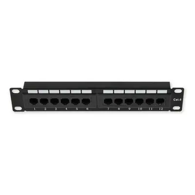 PP -111 12P / C6 - 10 "patch panel 1U, 12 port C6